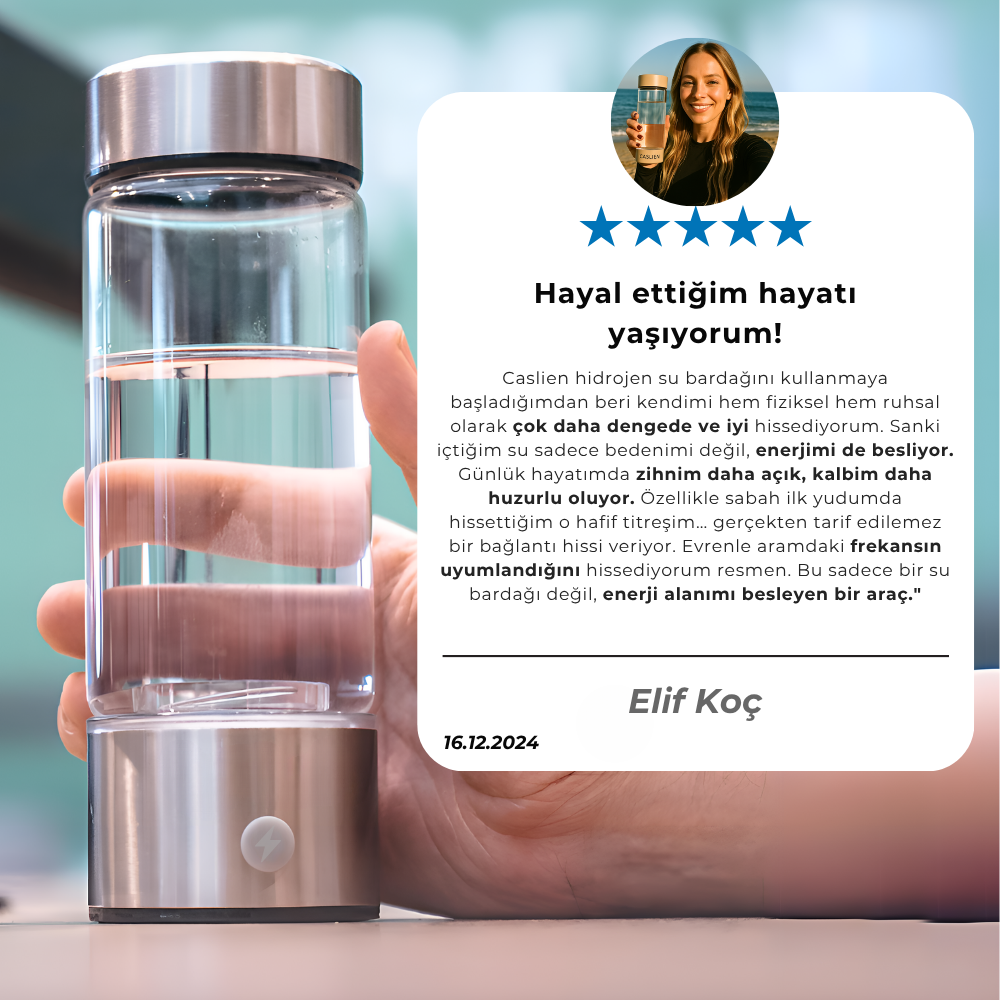 Caslien® Hidrojen Su Bardağı