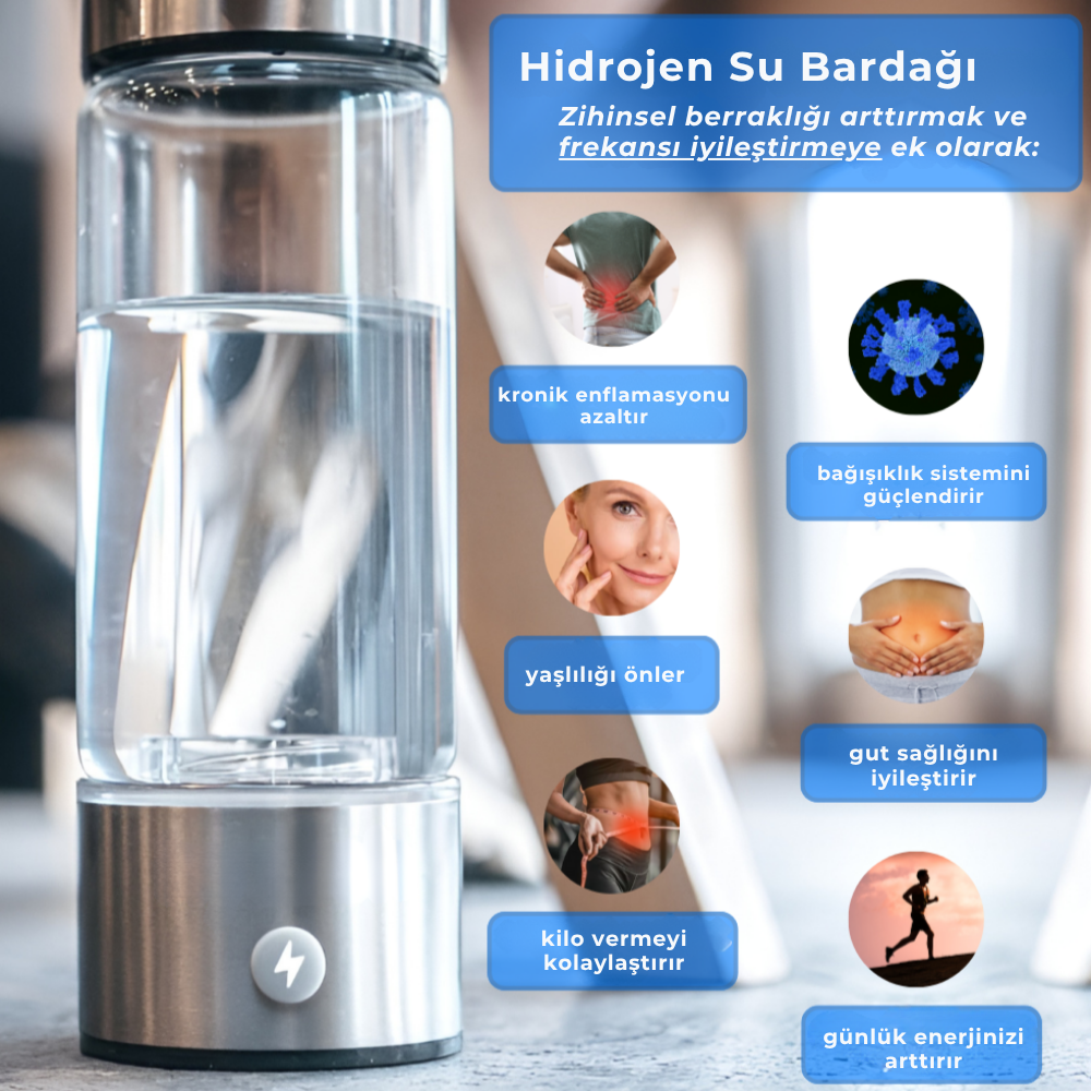 Caslien® Hidrojen Su Bardağı