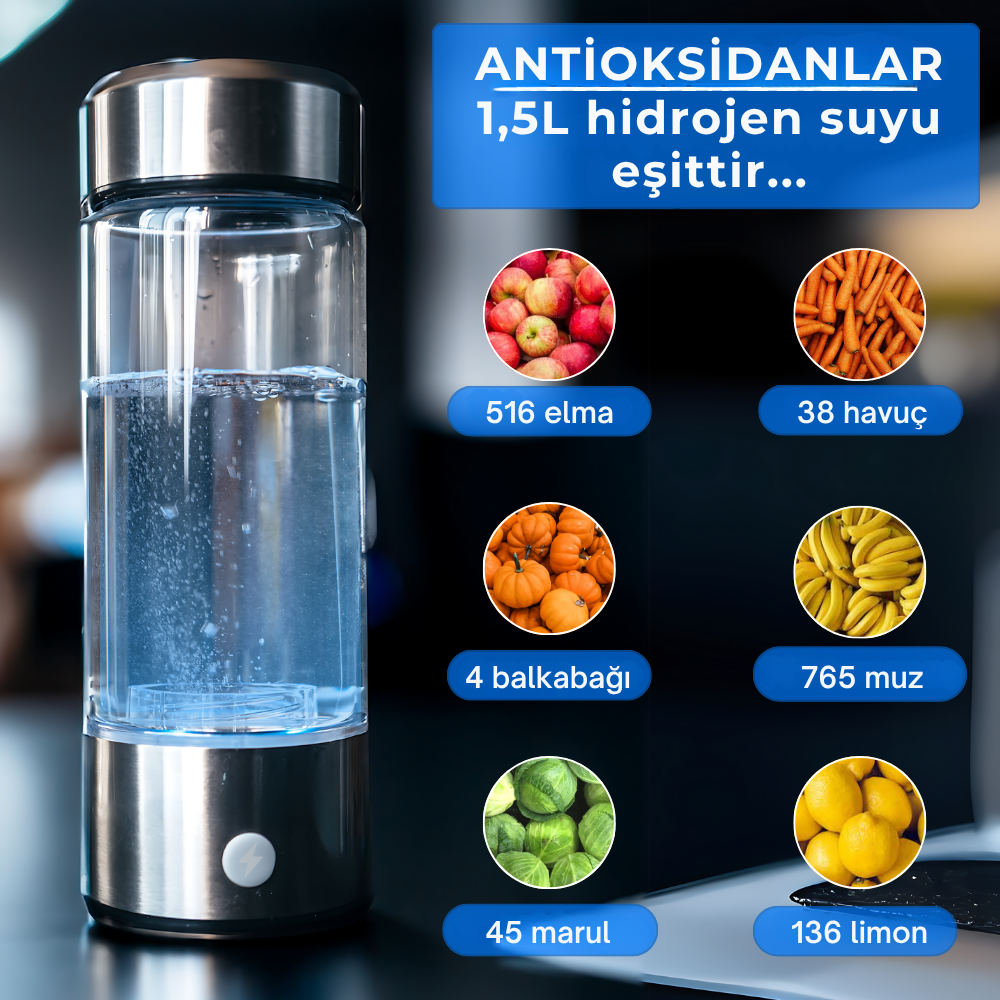 Caslien® Hidrojen Su Bardağı