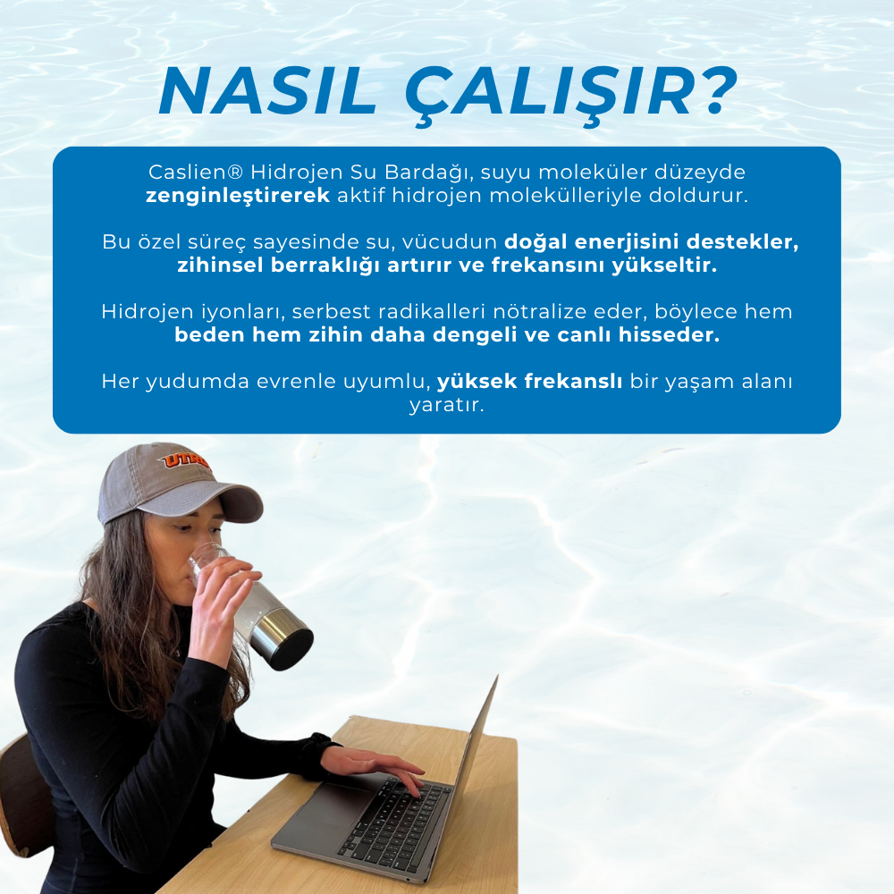 Caslien® Hidrojen Su Bardağı