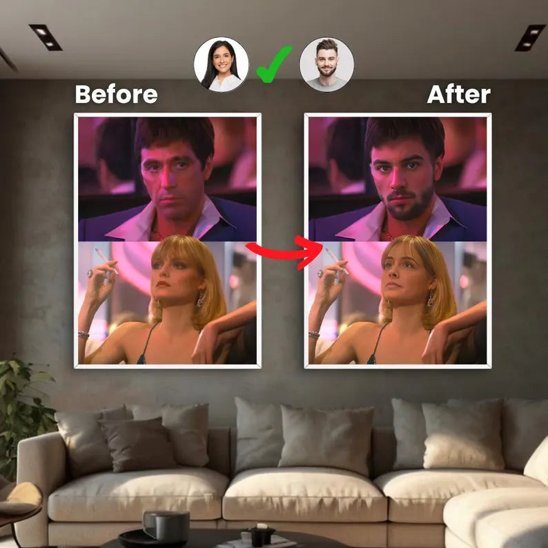 Caslien Tony Montana Custom Table Digital PSD