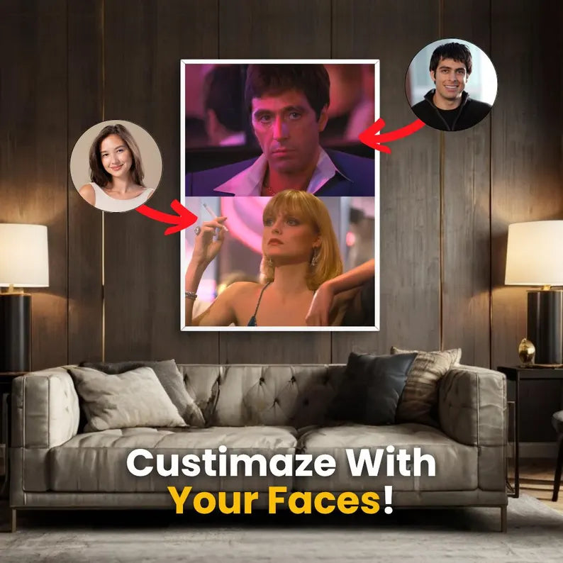 Caslien Tony Montana Custom Table Digital PSD